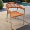 Rattan Garden Weaving Outdoor Rope Chair for Outdoor Dining
