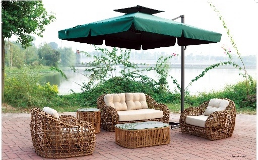 rattan wicker sofa