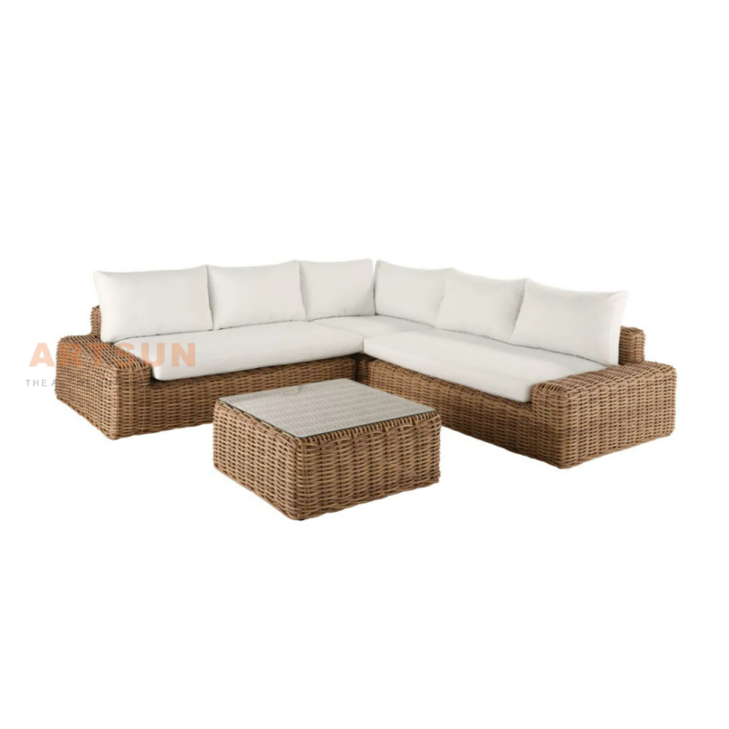 Wholesale Rattan Wicker Garden Sofa Set for Outdoor