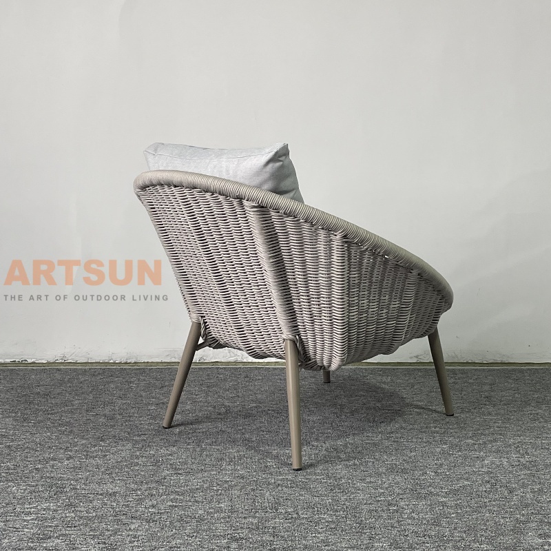 Hotel Modern Outdoor Patio PE Rattan Sofa Set