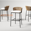 Luxury Outdoor Bar Chair with Modern Comfort for Elegant Spaces