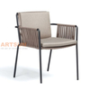 Professional Bistro Outdoor Furniture Rope Chair for Coffee Shop
