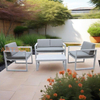 All Weather Light Weight Quality Outdoor Cafe Sofa Set for Balcony