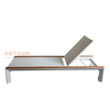 High Quality Reclining Outdoor Aluminum Beach Chaise Lounger