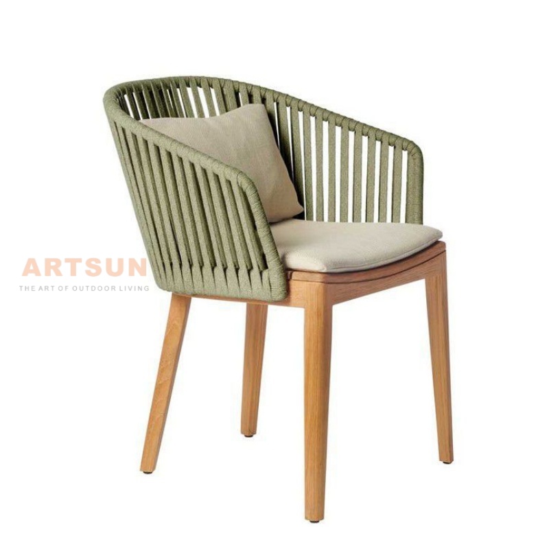 Hot Sale FSC Certificate Teak Wood Dining Chair