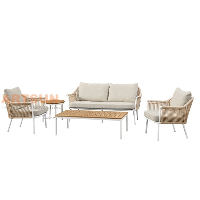 Timeless Eleganct Outdoor Woven Rope Sofa