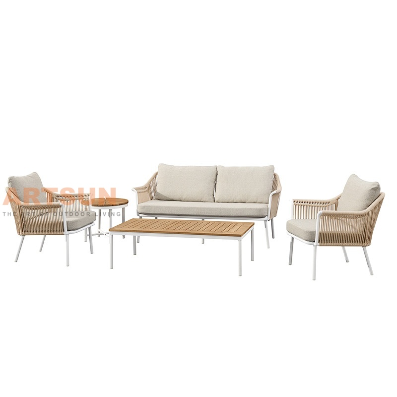 Timeless Eleganct Outdoor Woven Rope Sofa