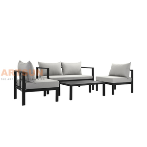 High Quality Modern Aluminum Outdoor Sectional Sofa Set