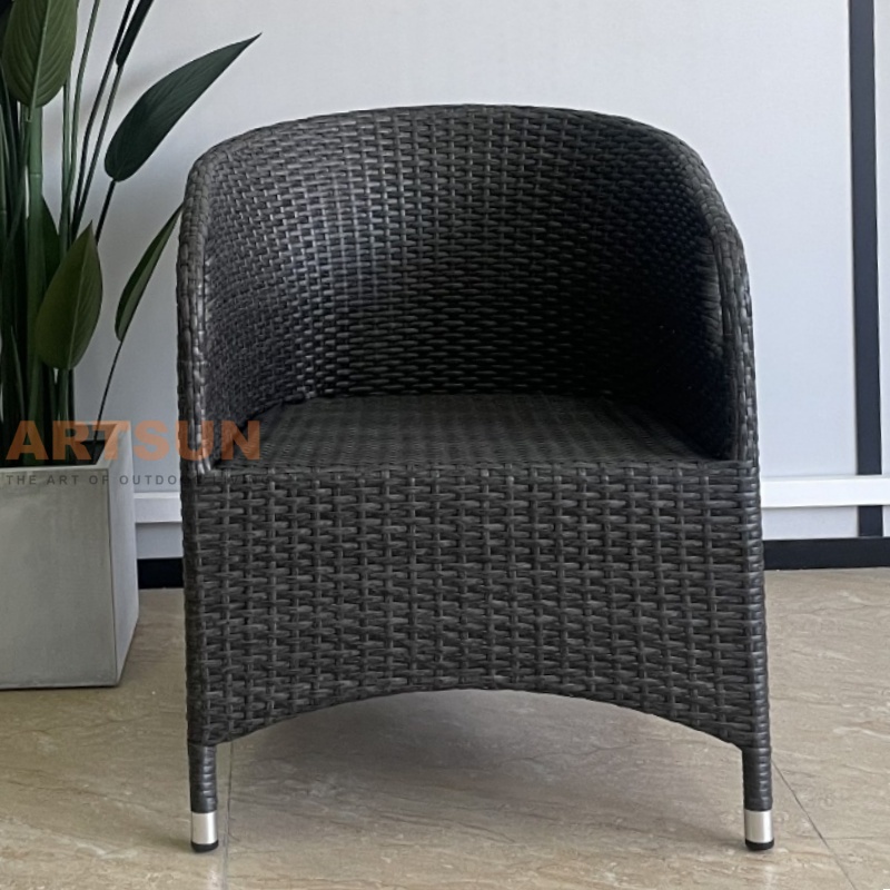  Outdoor Patio Wicker Dining Chair for Hotel Restaruant