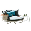 Aluminum Round Daybed with Woven Rope
