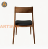 Modern Design High End Warranty Stacking Home Furniture Long-Lasting Solid Wooden Event Dining Chairs for Hotel Dining Room Restaurant Cafe
