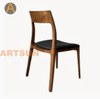 Modern Design High End Warranty Stacking Home Furniture Long-Lasting Solid Wooden Event Dining Chairs for Hotel Dining Room Restaurant Cafe