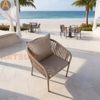 Rattan Garden Weaving Outdoor Rope Chair with Cushion