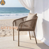 Rattan Garden Weaving Outdoor Rope Chair with Cushion