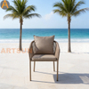Rattan Garden Weaving Outdoor Rope Chair with Cushion