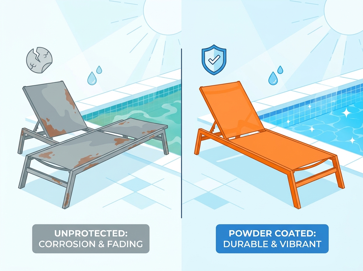 Aluminium Sun Lounger